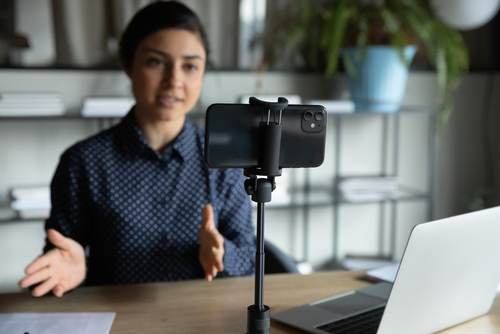 Add A Call to Action to your video resume to record a video resume without being on camera