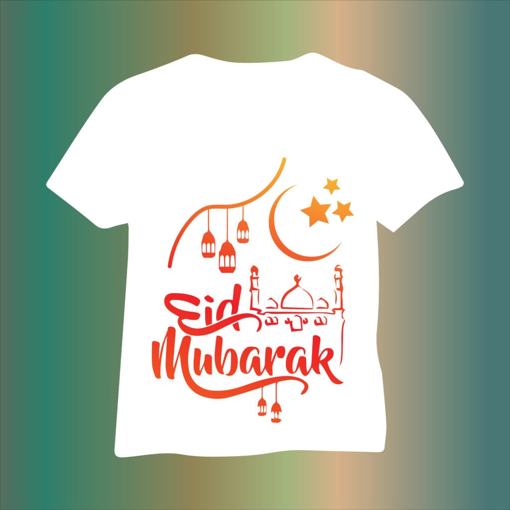 Bring A T-shirt with Eid Mubarak Wishes-perfect Eid gift ideas for your coworkers