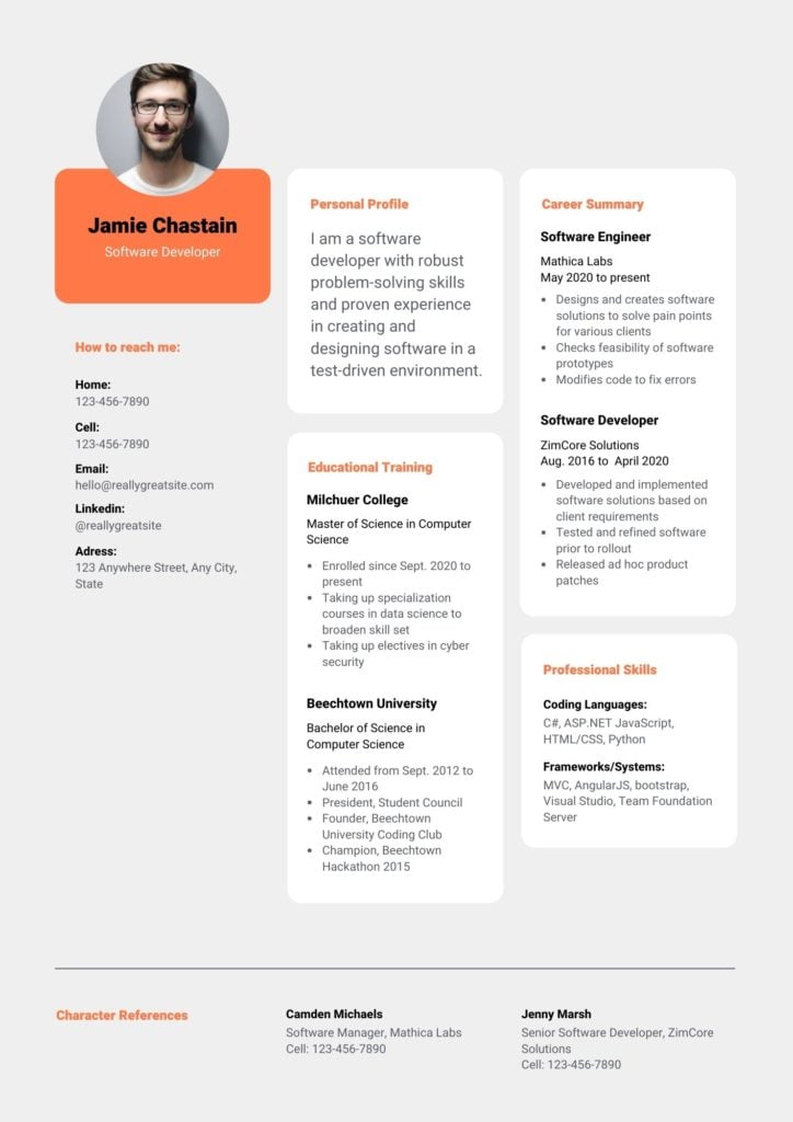 Creative CV Templates