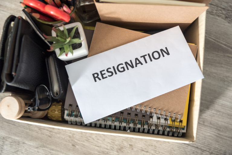 30-Day Resignation Letter.