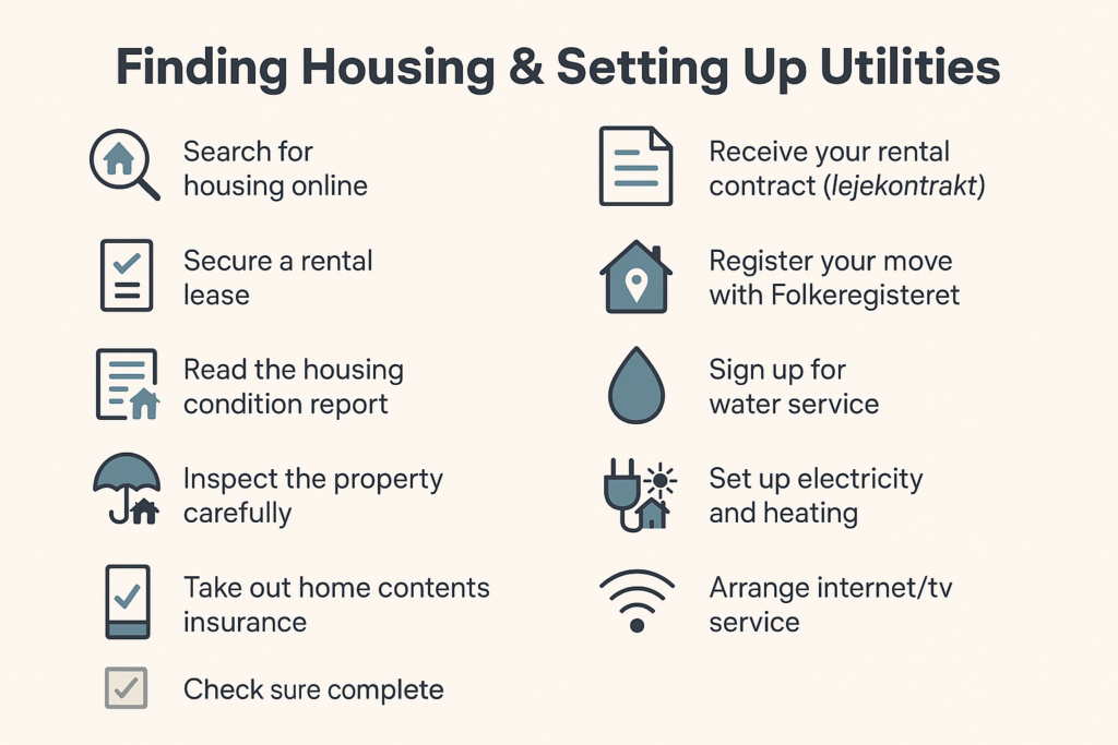 Finding Housing & Setting Up Utilities