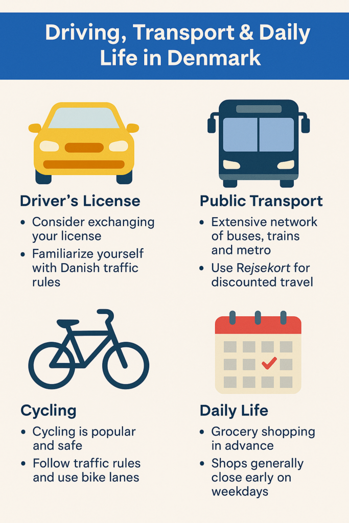 Driving, Transport & Daily Life in Denmark