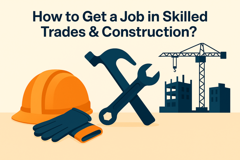 How to Get a Job in Skilled Trades & Construction