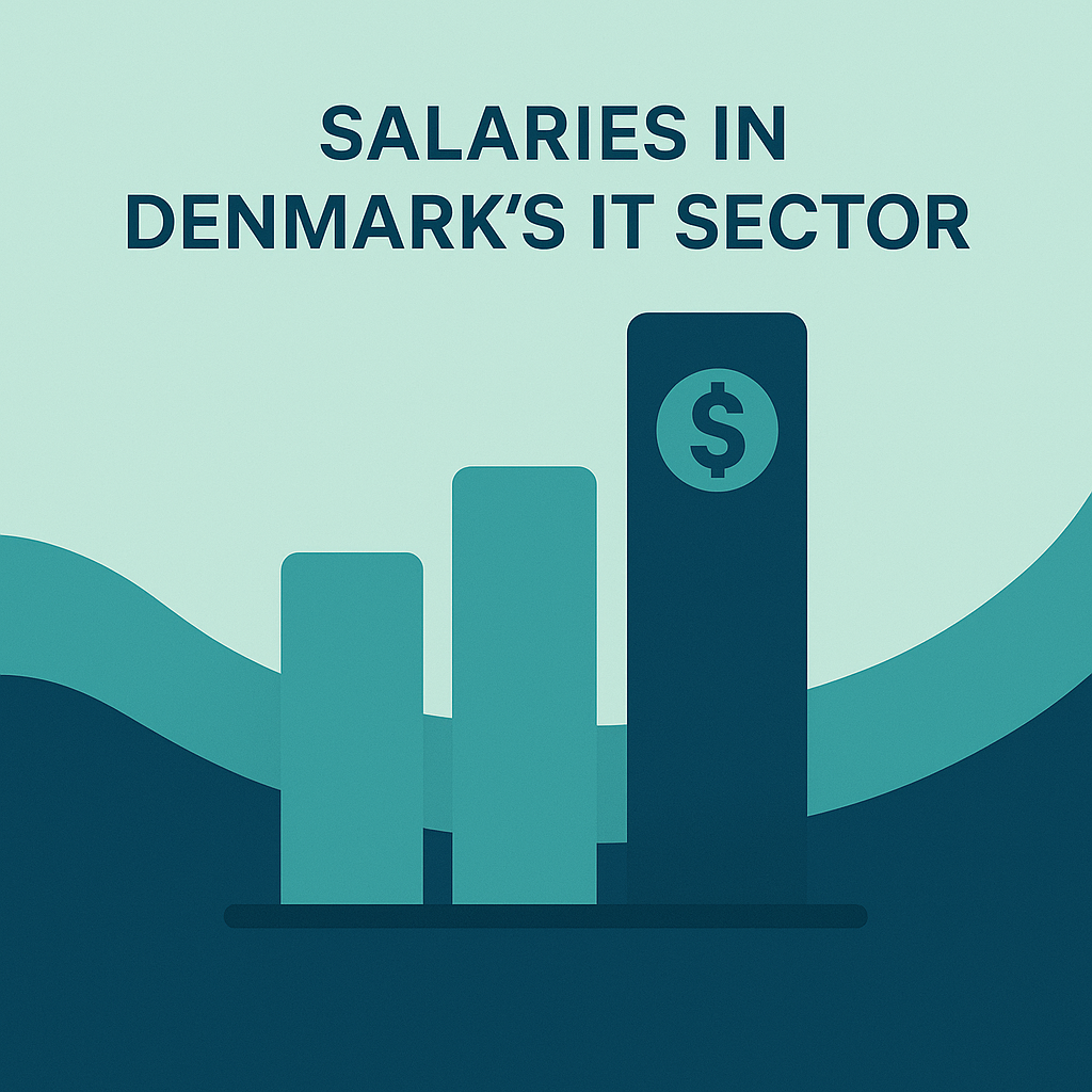 Median IT salaries in Denmark by role in DKK for 2025