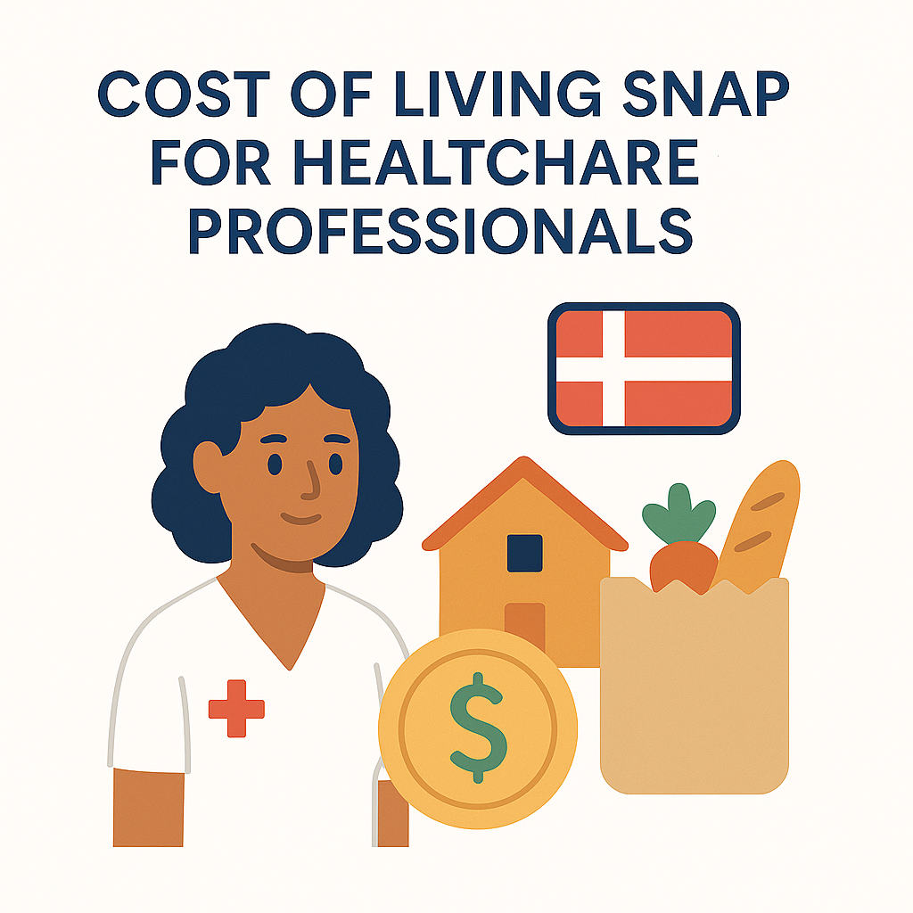 cost of living for medical professionals in Denmark