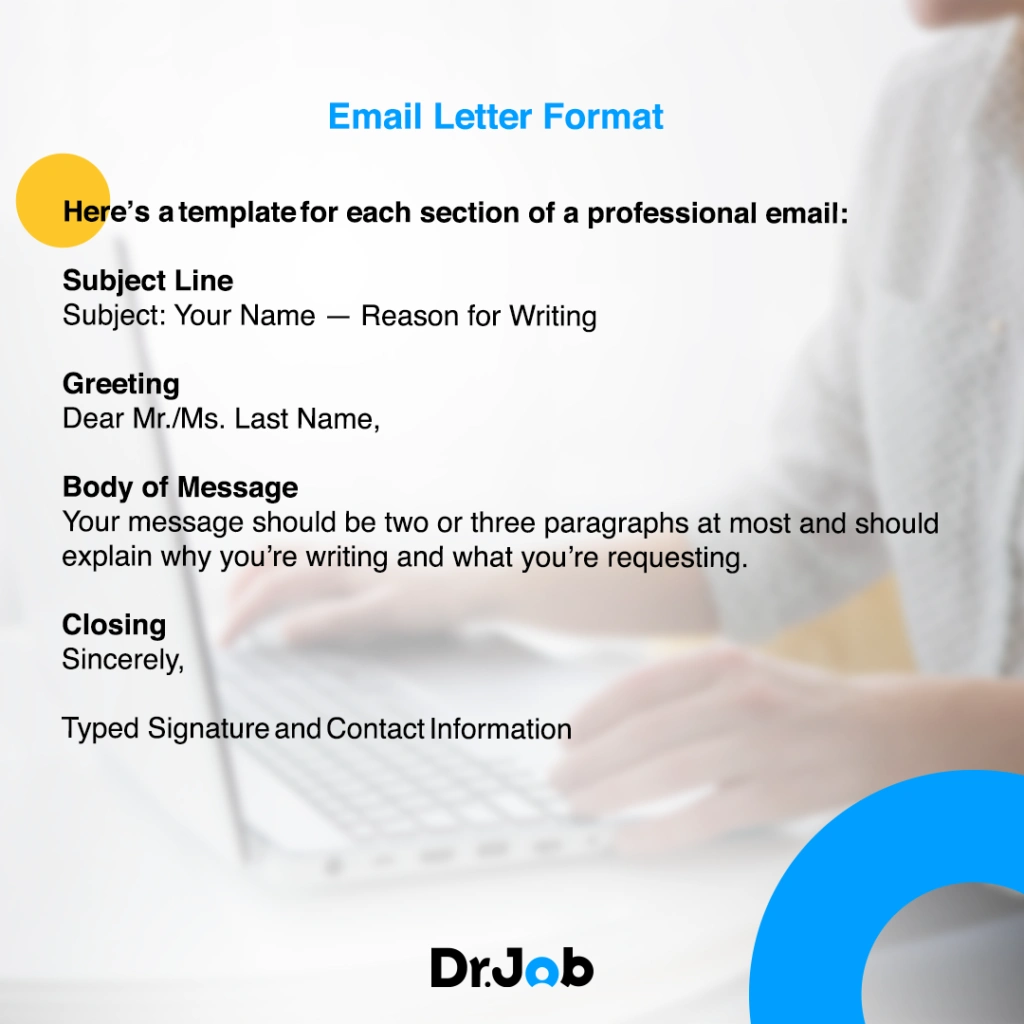 How should a follow-up email be structured after applying?
