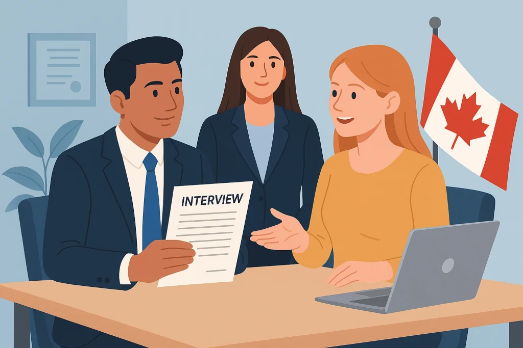 Ace the interview and discuss sponsorship