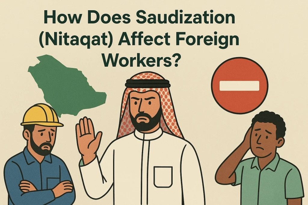 How Does Saudization (Nitaqat) Affect Foreign Workers?