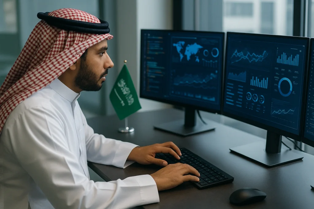 What is driving the tech job boom in Saudi Arabia?