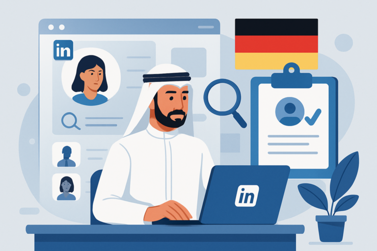 Professional receiving a job offer in a modern office