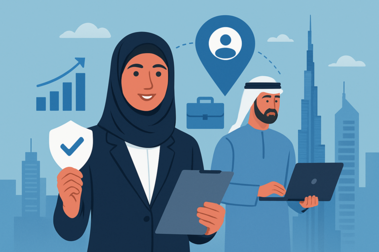 Professional receiving a job offer in a modern office