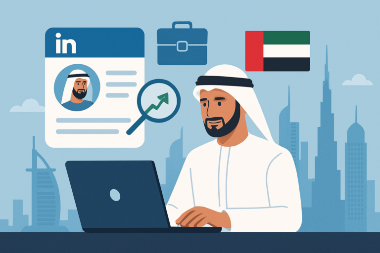 Professional receiving a job offer in a modern office