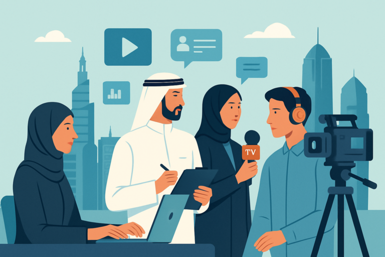 Professionals networking at an AI technology event