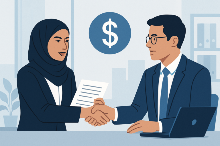 Salary comparison chart for AI professionals