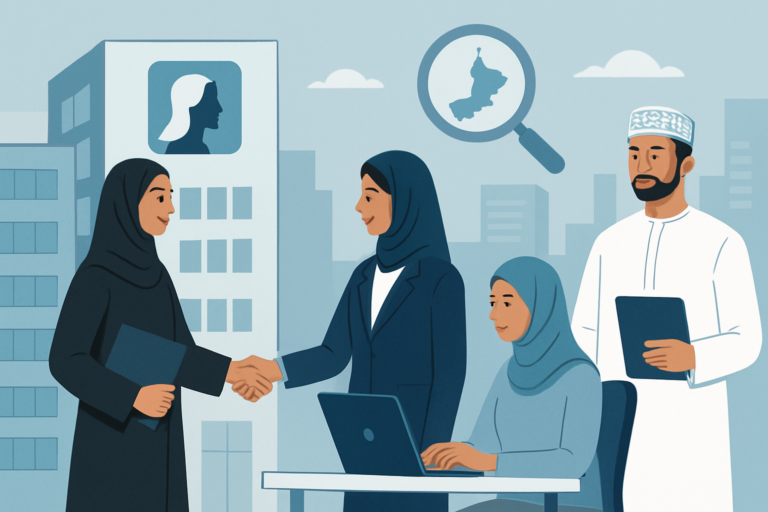 Professional receiving a job offer in a modern office