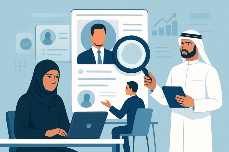 Professional receiving a job offer in a modern office