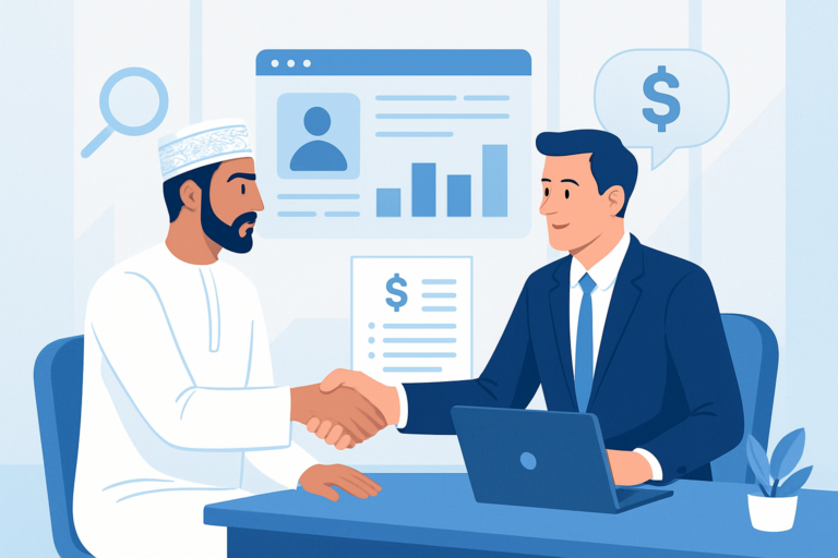 Professional receiving a job offer in a modern office