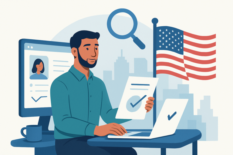 Professional receiving a job offer in a modern office