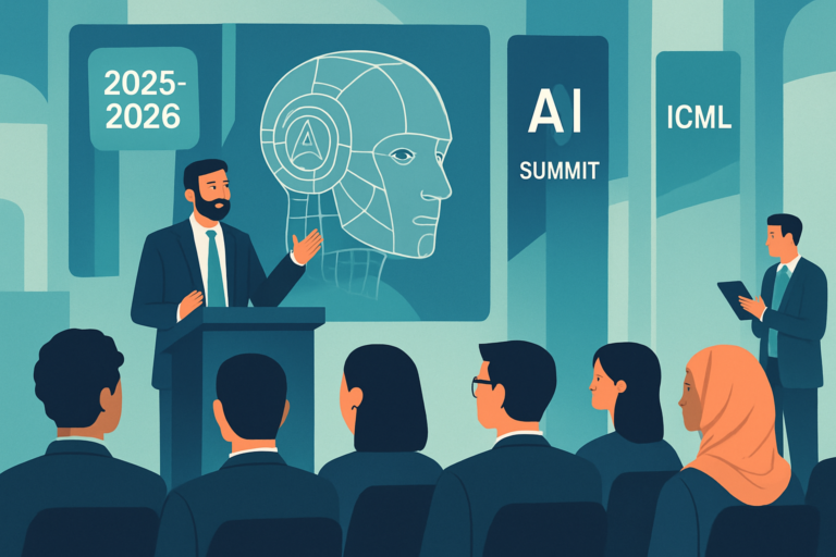 AI professionals networking at a tech community event