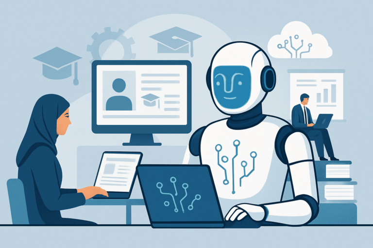 Professional receiving a job offer in a modern office