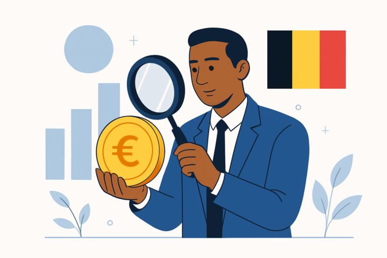 average salary in Belgium