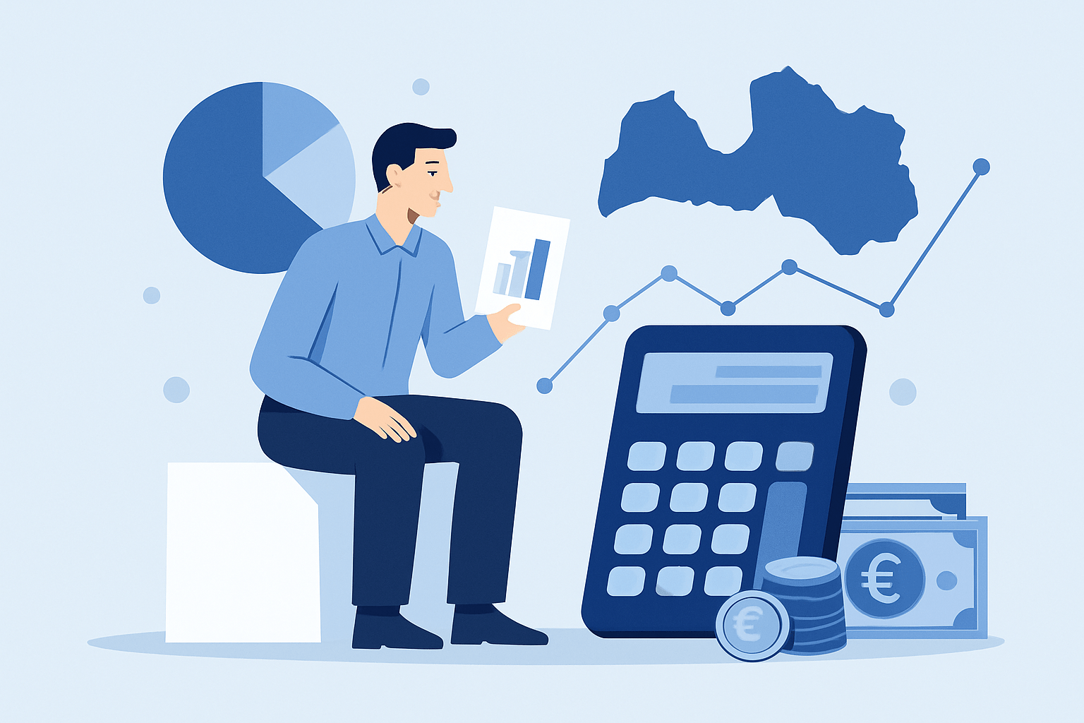 average salary in Latvia