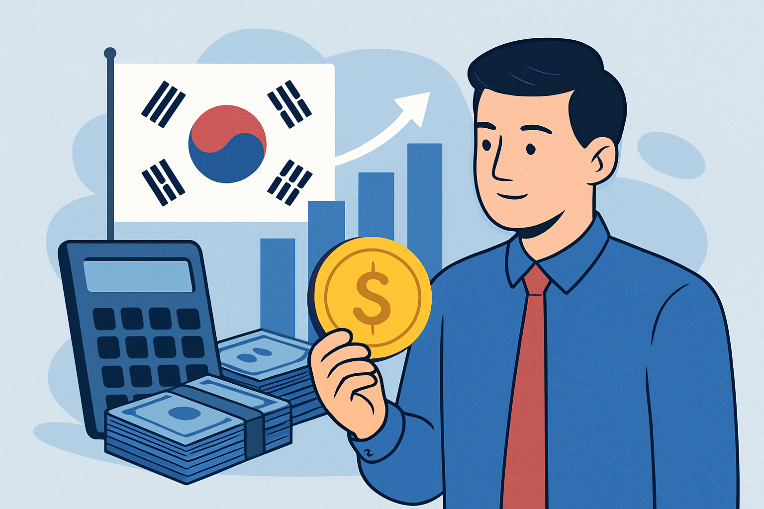 average salary in South Korea