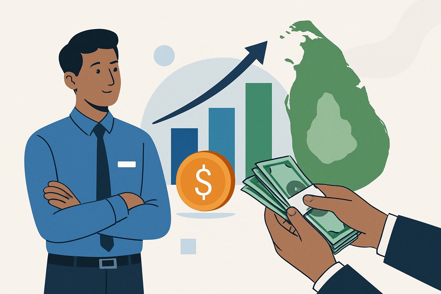 average salary in Sri Lanka