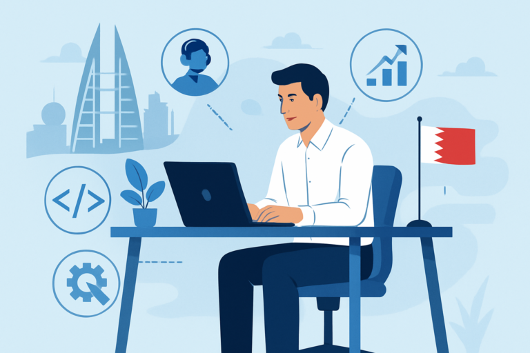 Remote AI professional working from home