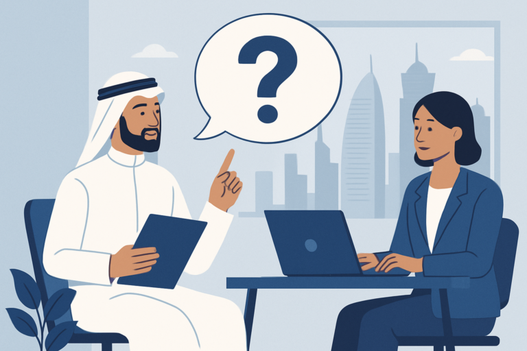 Professional receiving a job offer in a modern office
