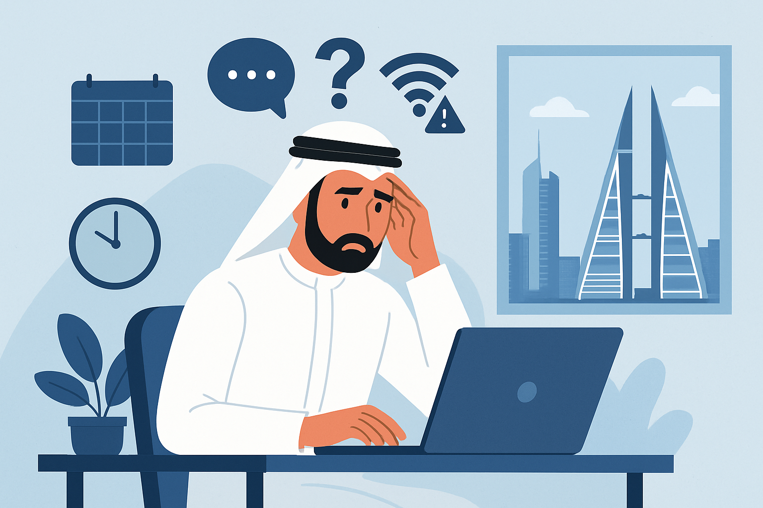 Remote AI professional working from home