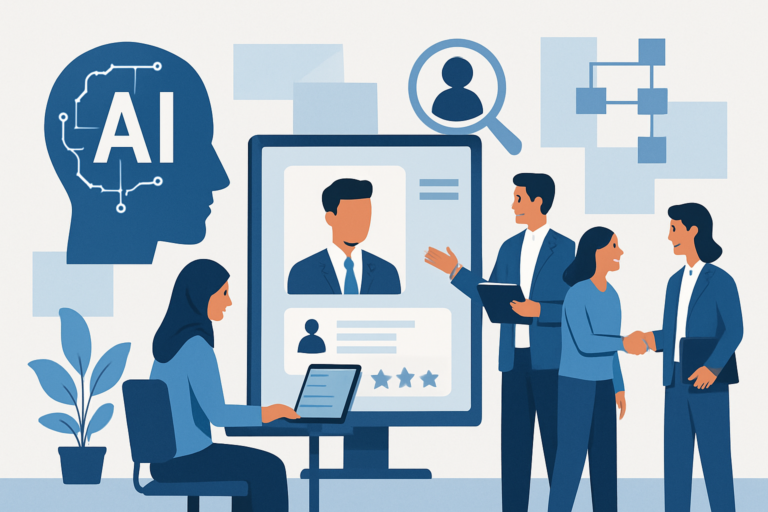 Professional receiving a job offer in a modern office