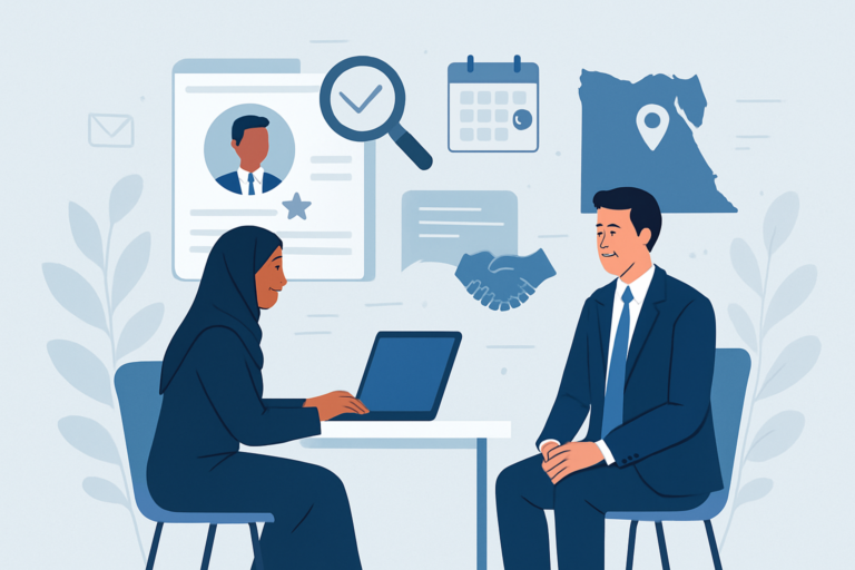 Professional receiving a job offer in a modern office
