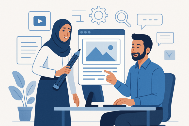 Professional receiving a job offer in a modern office