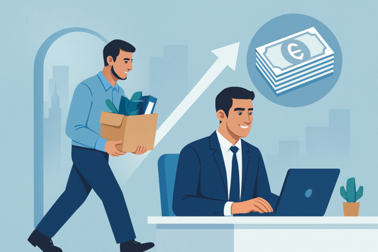 Salary comparison chart for AI professionals