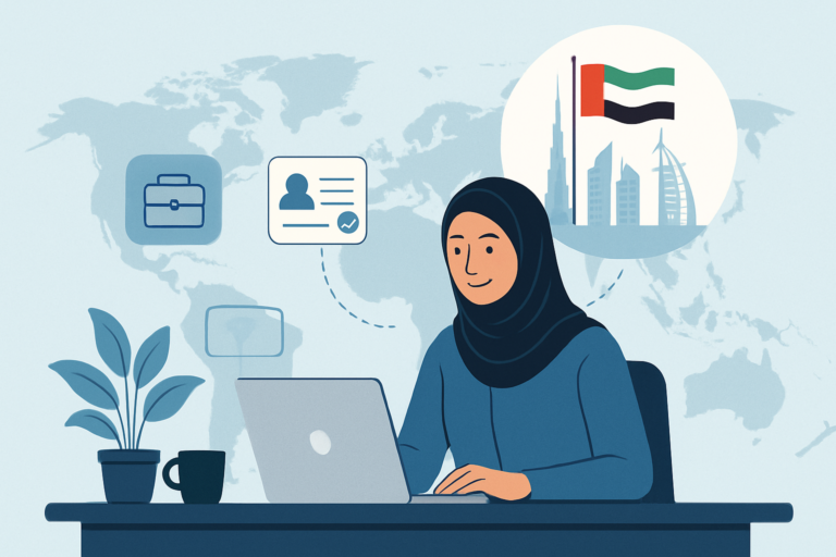 Professional receiving a job offer in a modern office