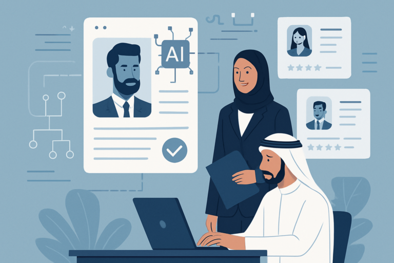 Professional receiving a job offer in a modern office