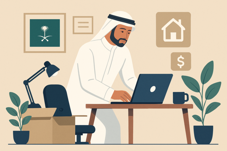 Remote AI professional working from home