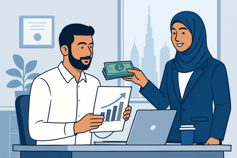 Salary comparison chart for AI professionals