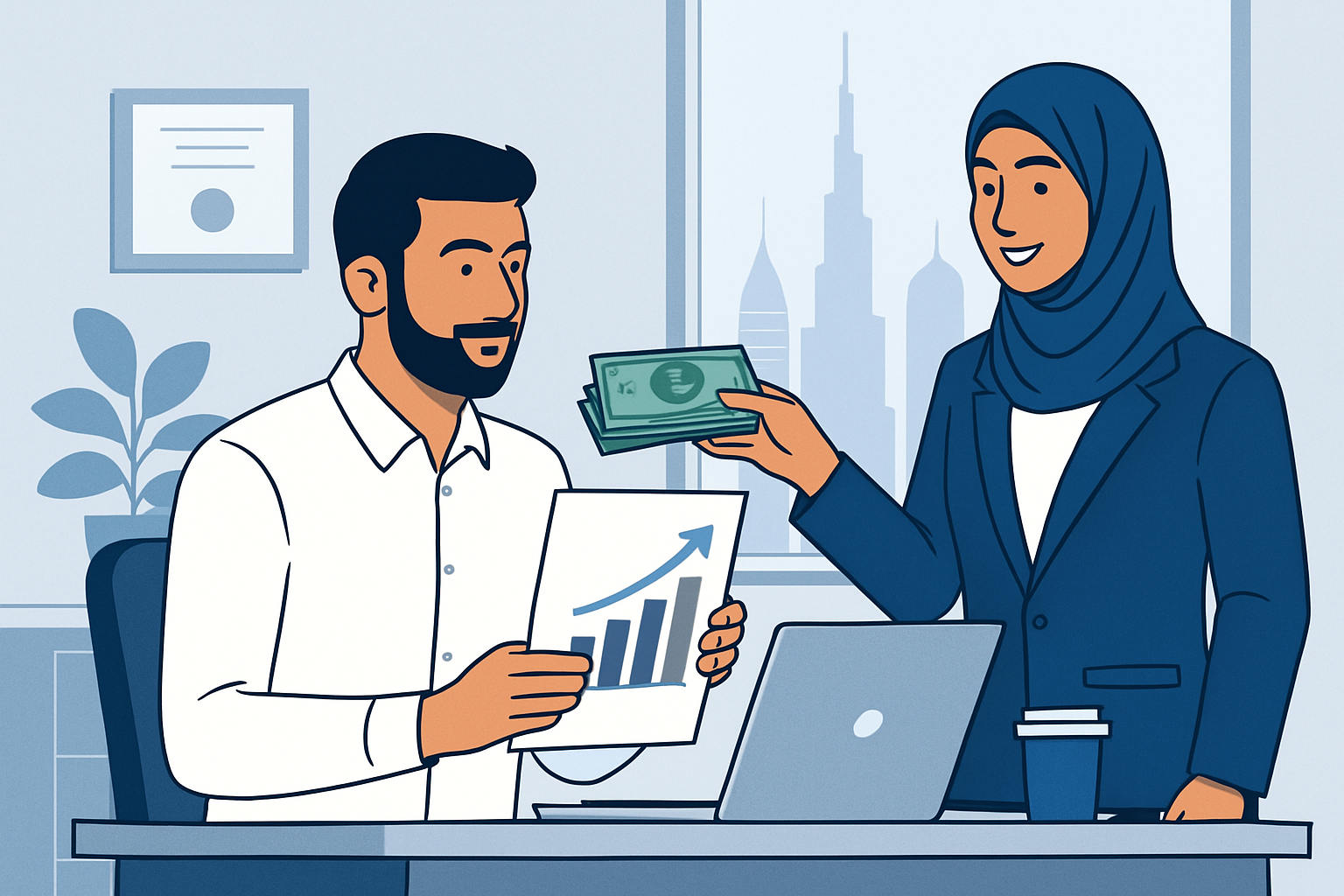 Salary comparison chart for AI professionals
