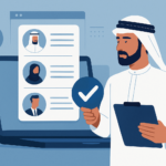 Professional receiving a job offer in a modern office