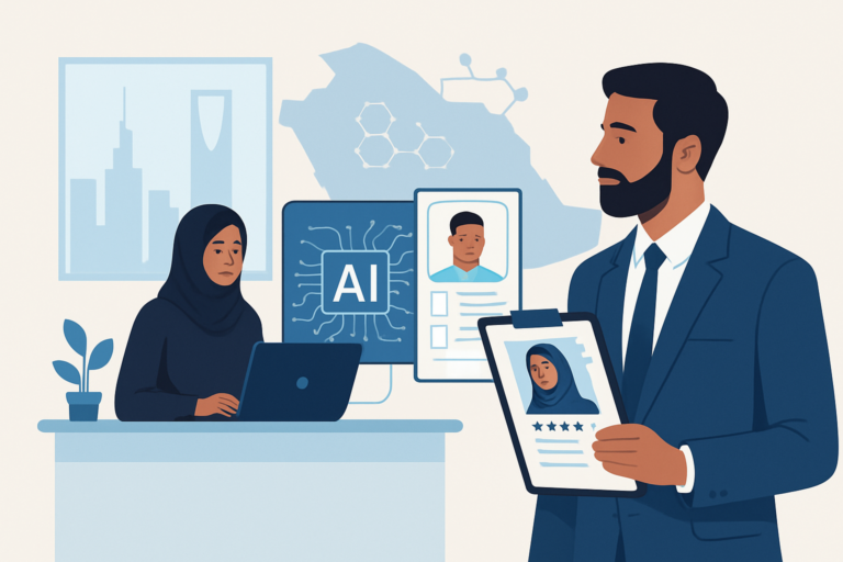 Professional receiving a job offer in a modern office