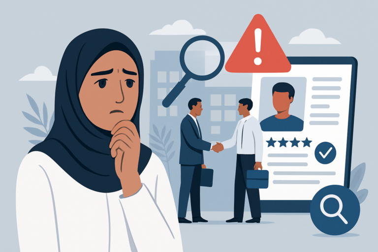 Professional receiving a job offer in a modern office
