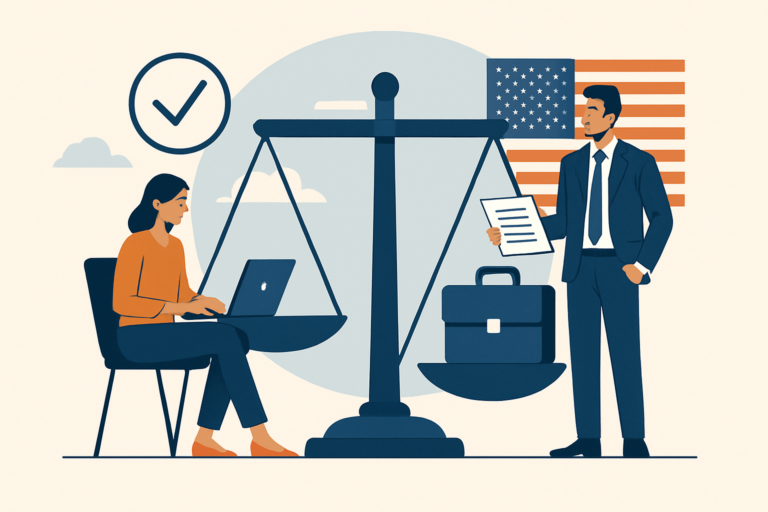 Professional receiving a job offer in a modern office