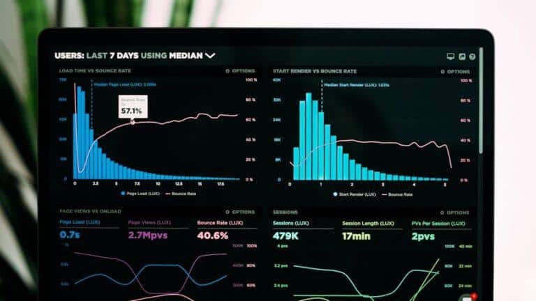 Data analyst charts graphs