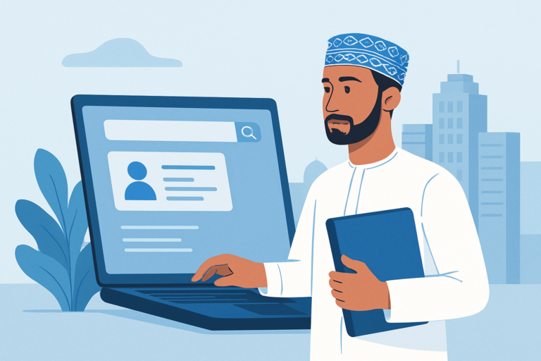 Professional receiving a job offer in a modern office