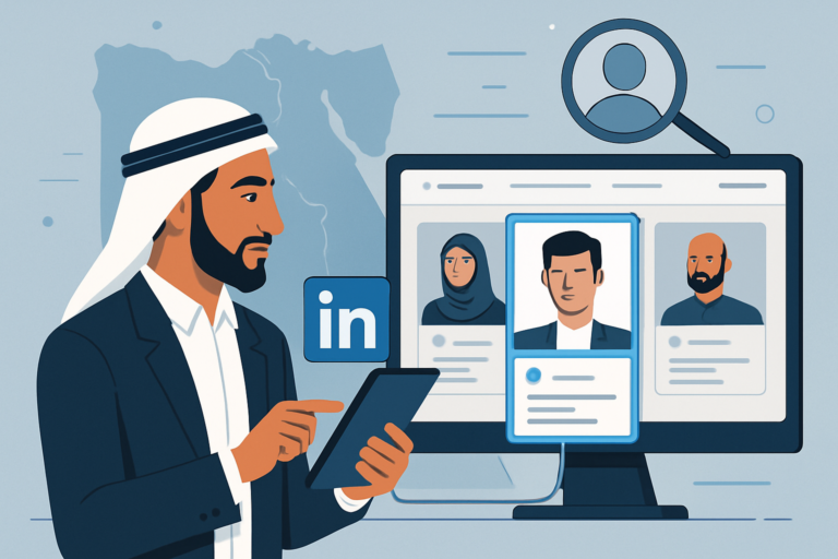 HR recruiter reviewing AI talent profiles