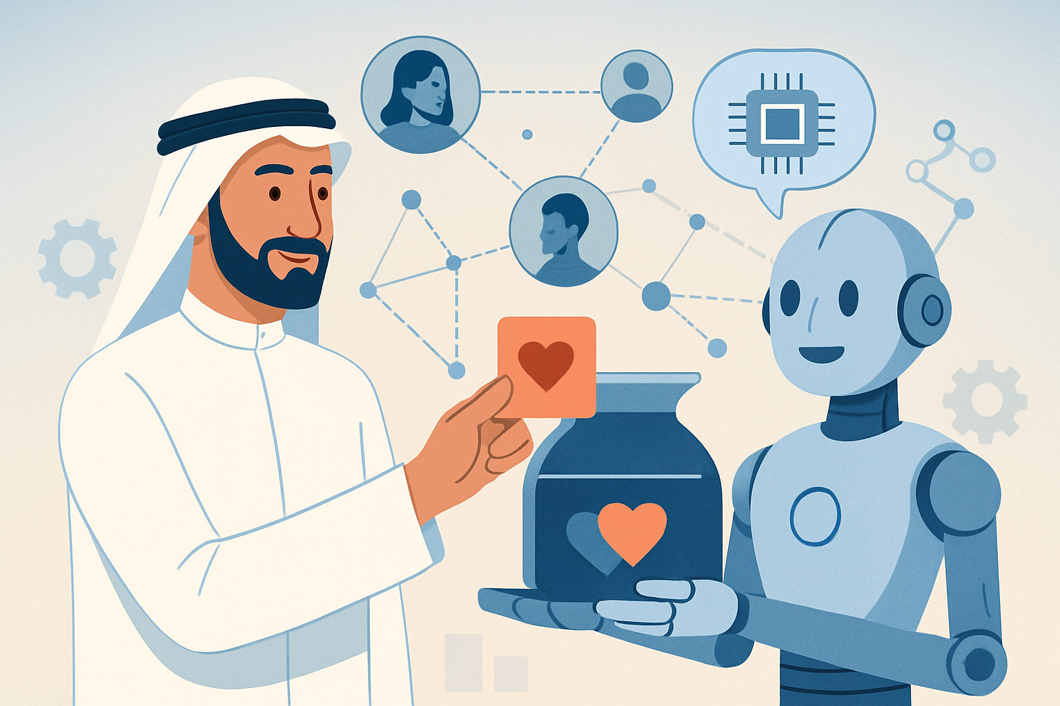 AI professionals networking at a tech community event
