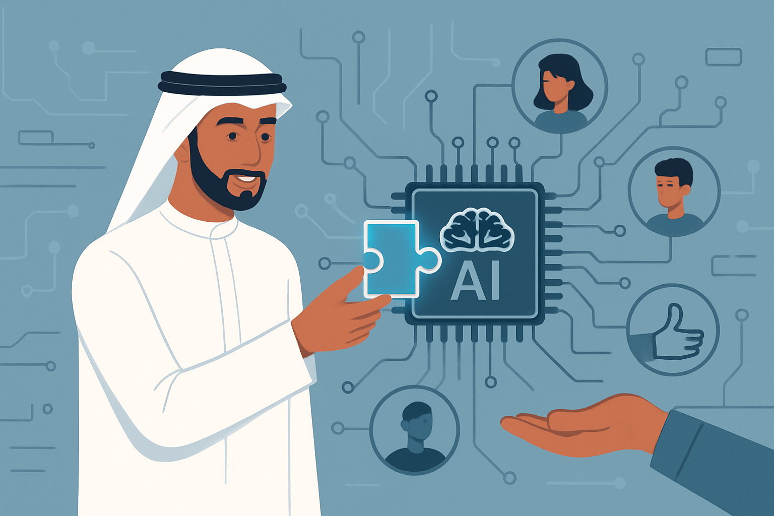 AI professionals networking at a tech community event