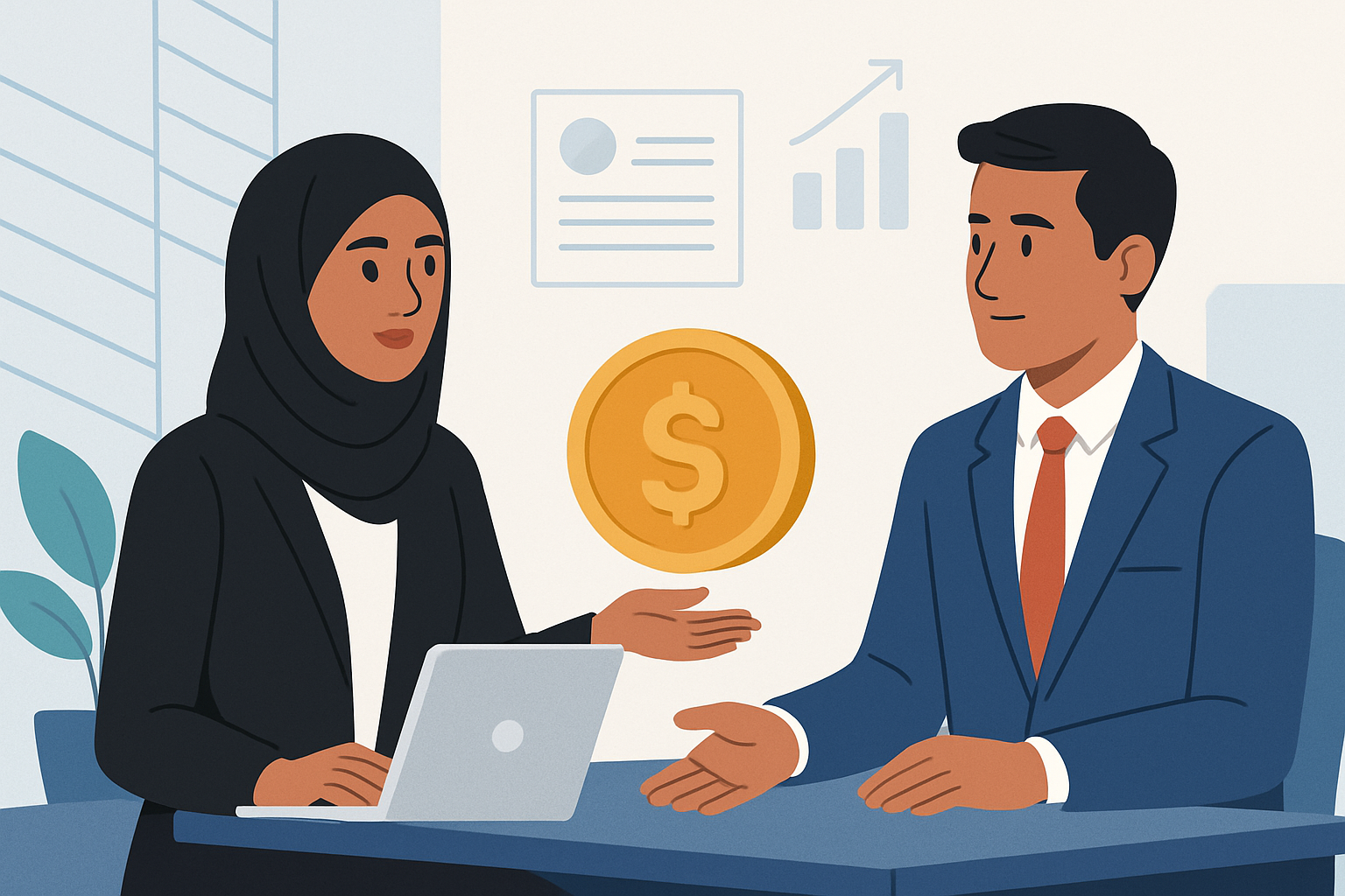 Salary comparison chart for AI professionals
